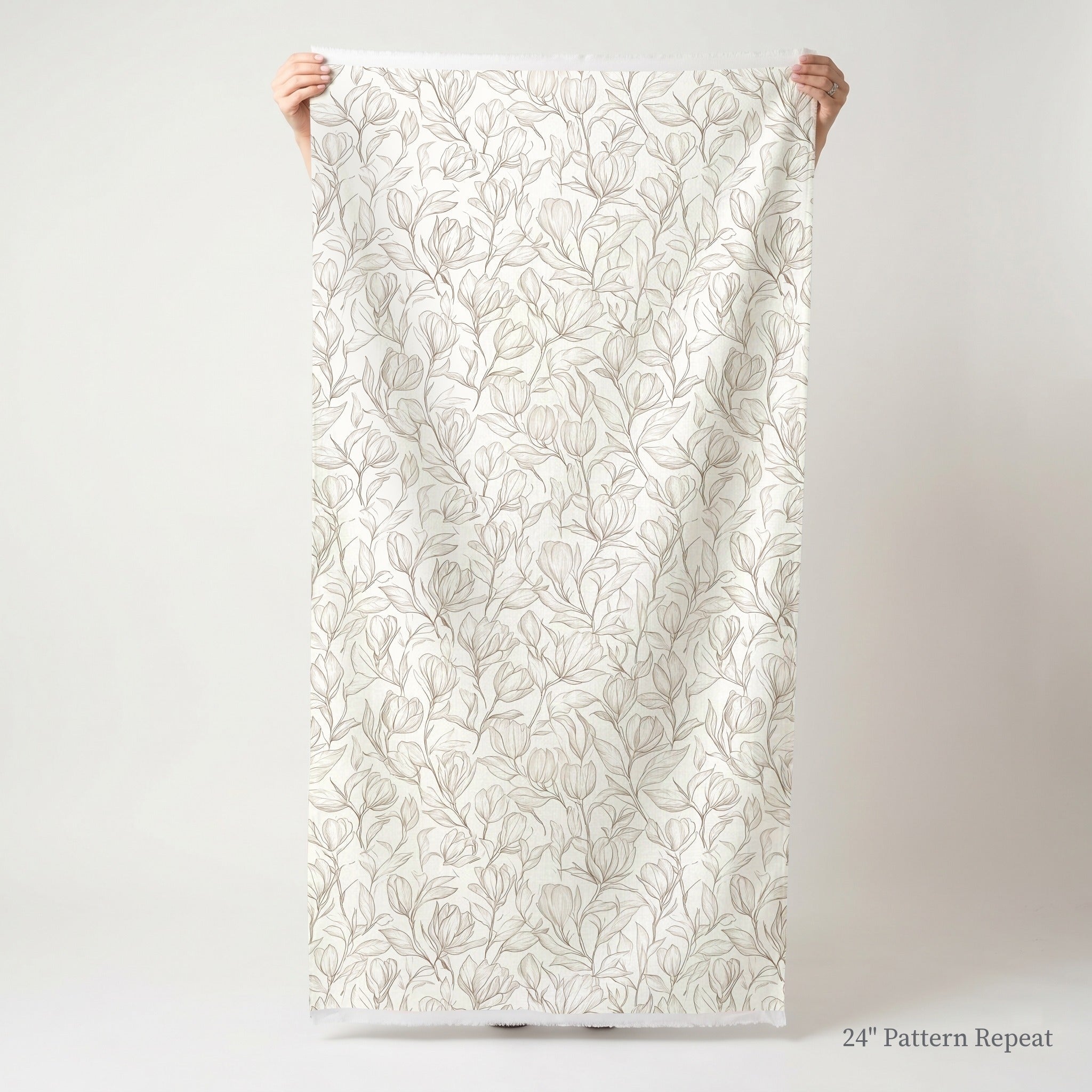 Magnolia Sketch - Fabric - Benton Lane Home - Lemon Park