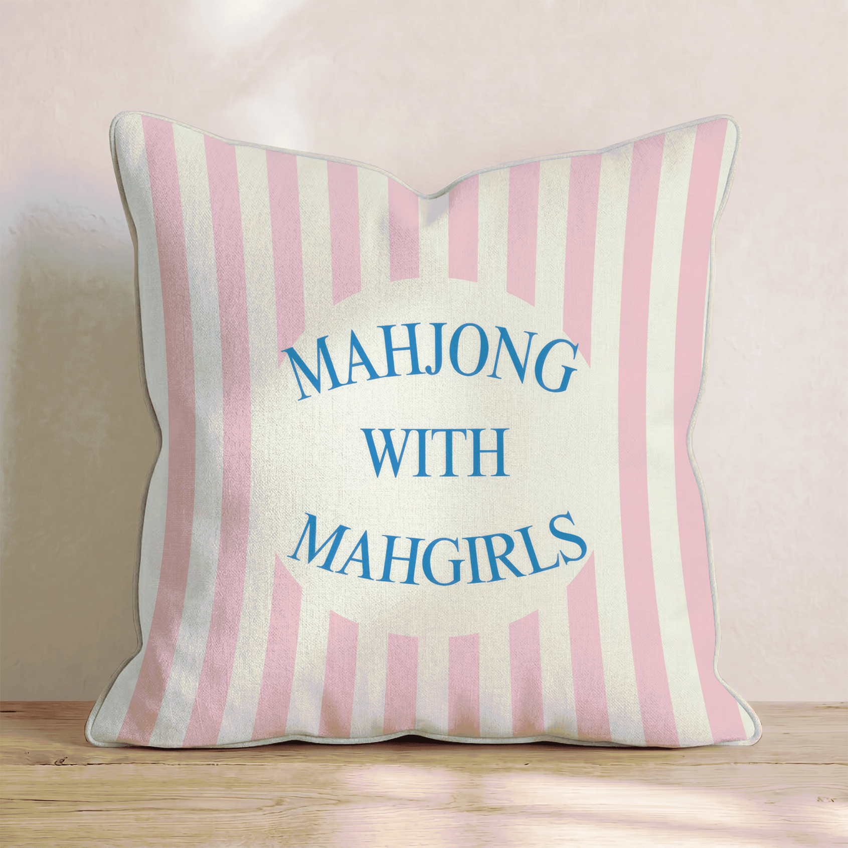 Mahjong with Mahgirls Throw Pillow - Benton Lane Home - Hillcroft Home