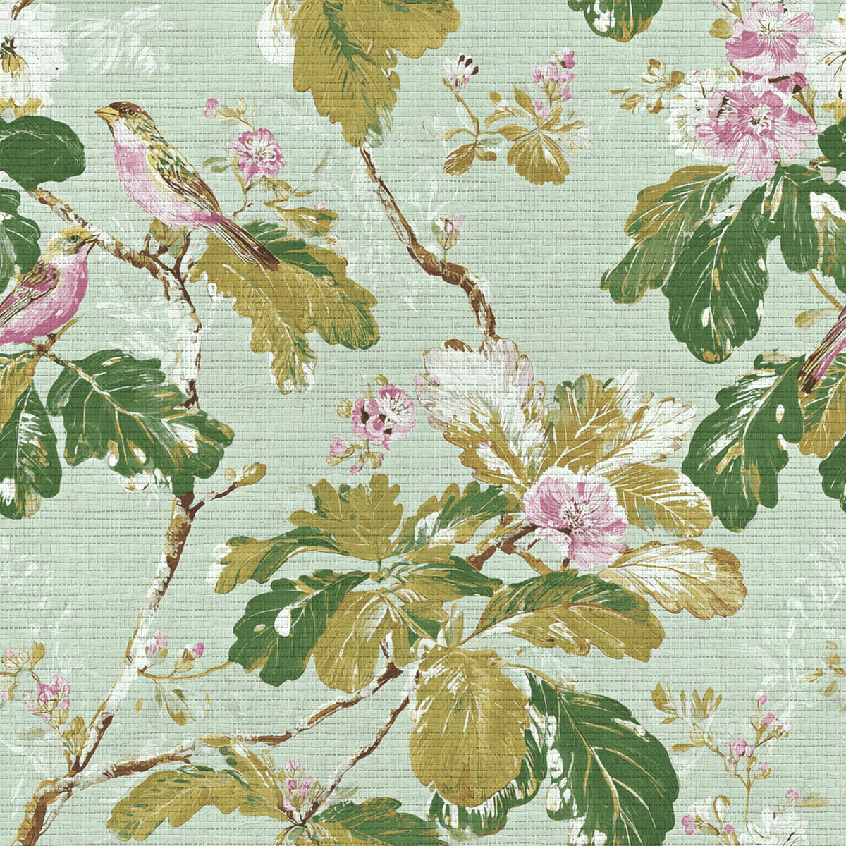 Maine Faux Grasscloth Wallpaper - Benton Lane Home - Lemon Park