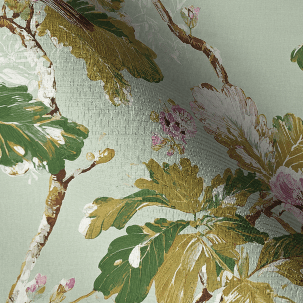 Maine Faux Grasscloth Wallpaper - Benton Lane Home - Lemon Park