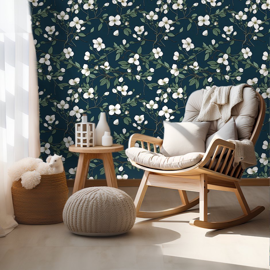 Maisie Floral Wallpaper - Benton Lane Home - Painted Paper