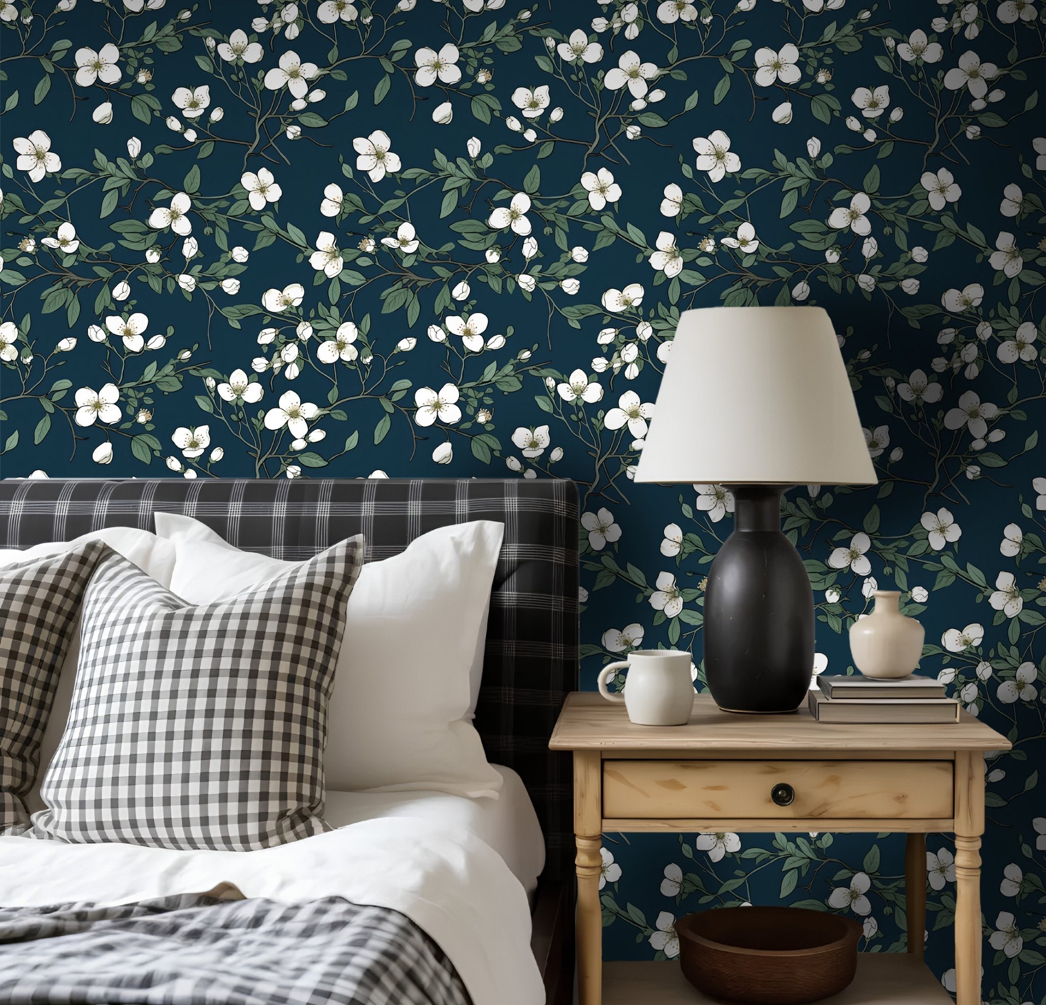 Maisie Floral Wallpaper - Painted Paper