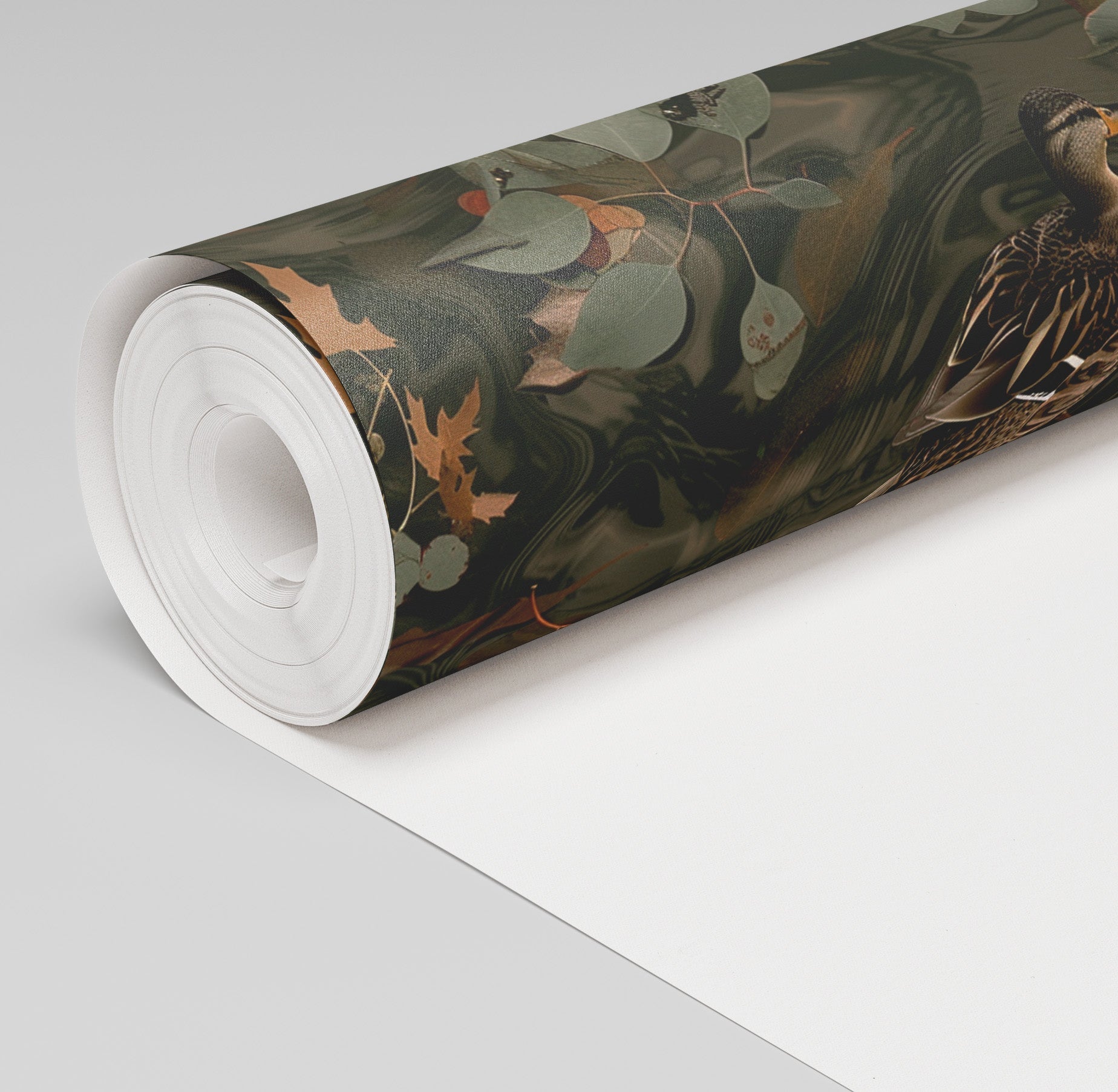 Mallard & Moss Wallpaper - Painted Paper
