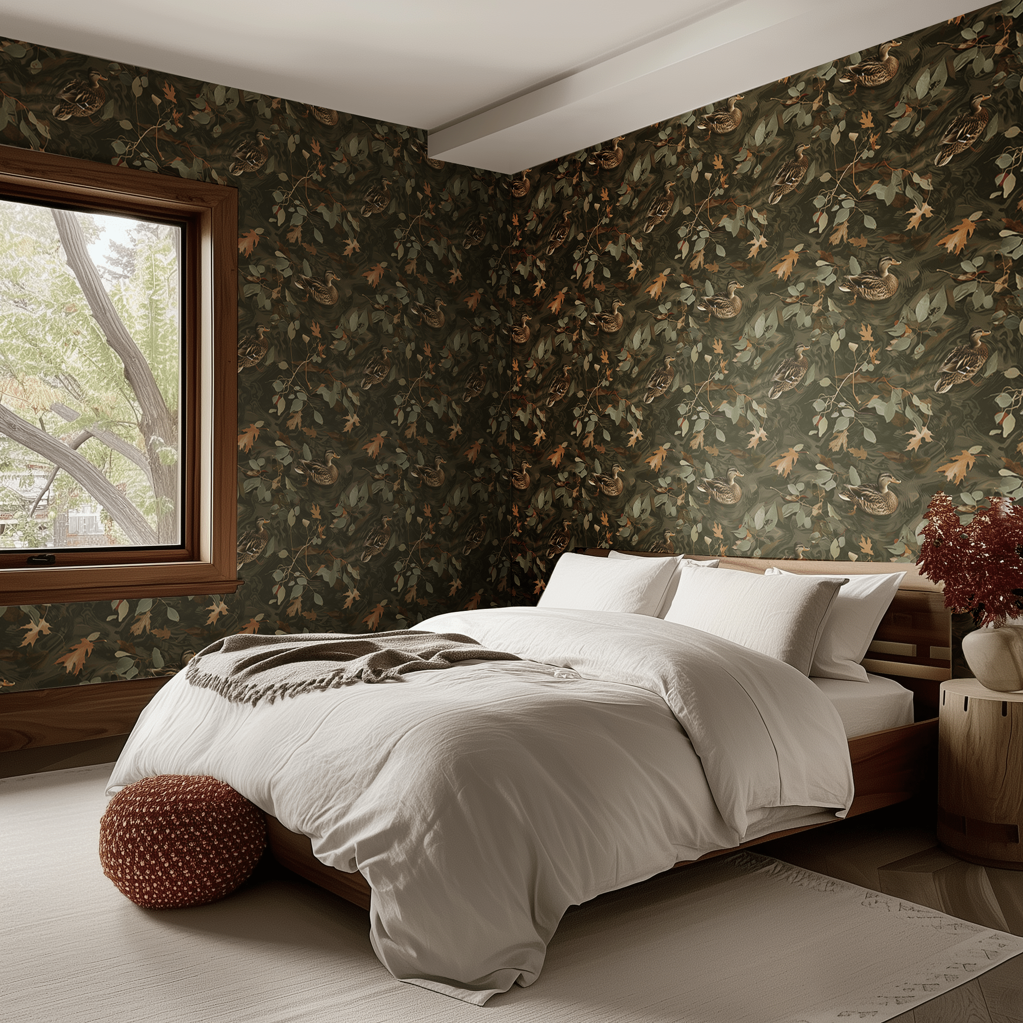 Mallard & Moss Wallpaper - Painted Paper