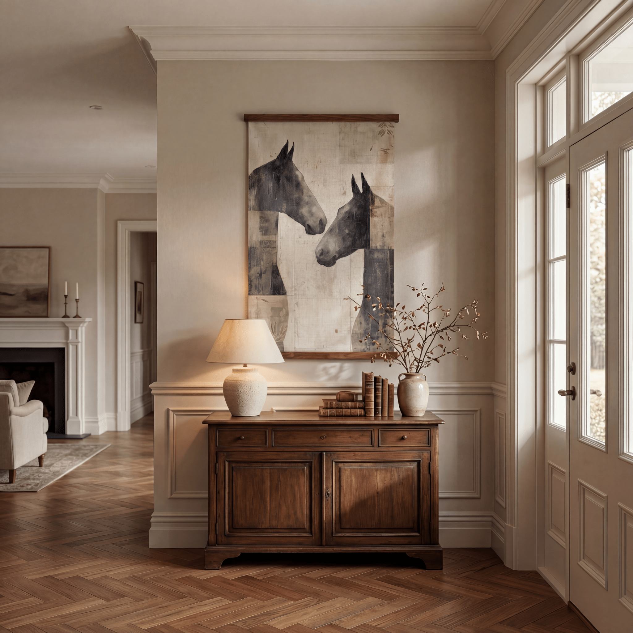 Mane Event - Tapestry - Painted Paper