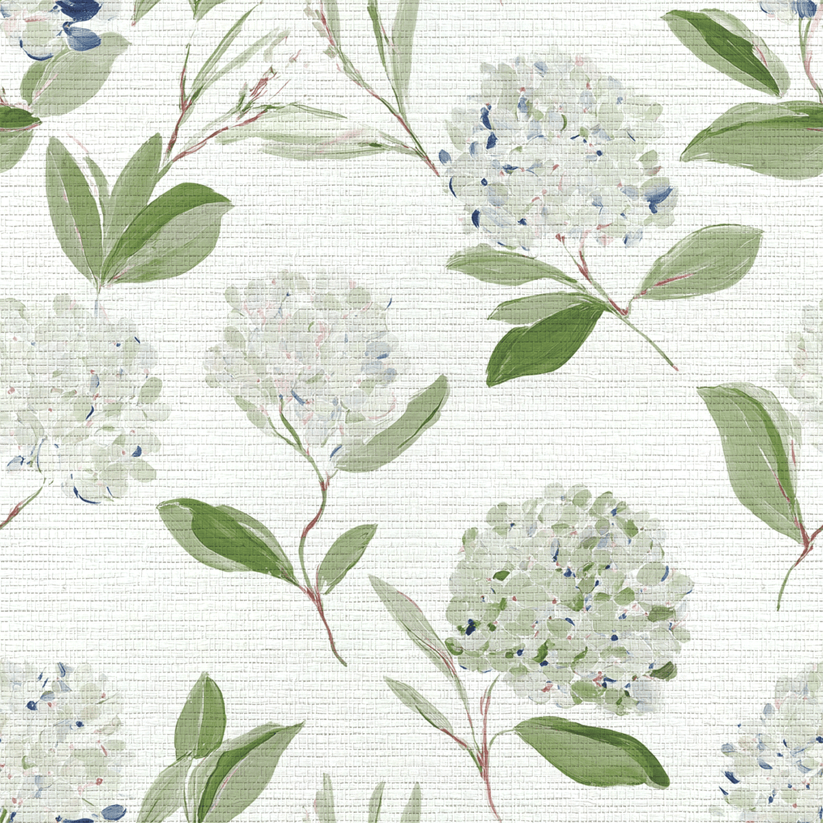 Marais Bloom Faux Grasscloth Wallpaper - Lemon Park