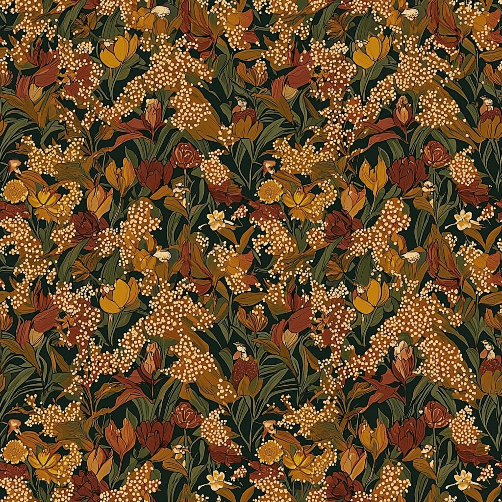 Marantha Wallpaper - Benton Lane Home - Painted Paper