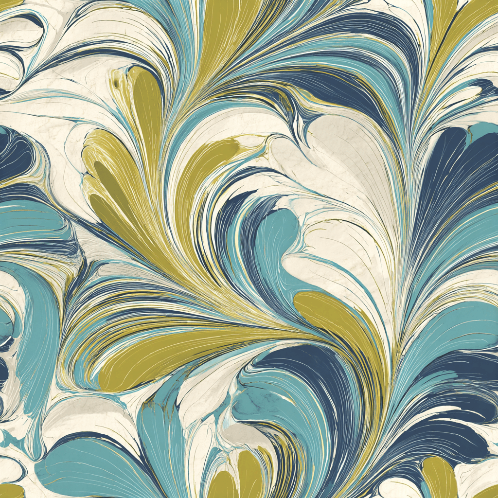 Marble & Chartreuse Wallpaper - Painted Paper