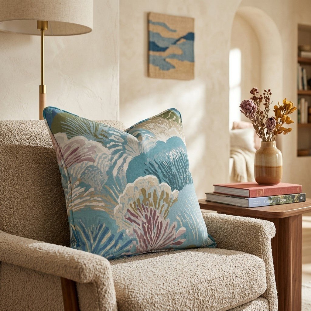 Marble & Mint Throw Pillow - Benton Lane Home - Hillcroft Home