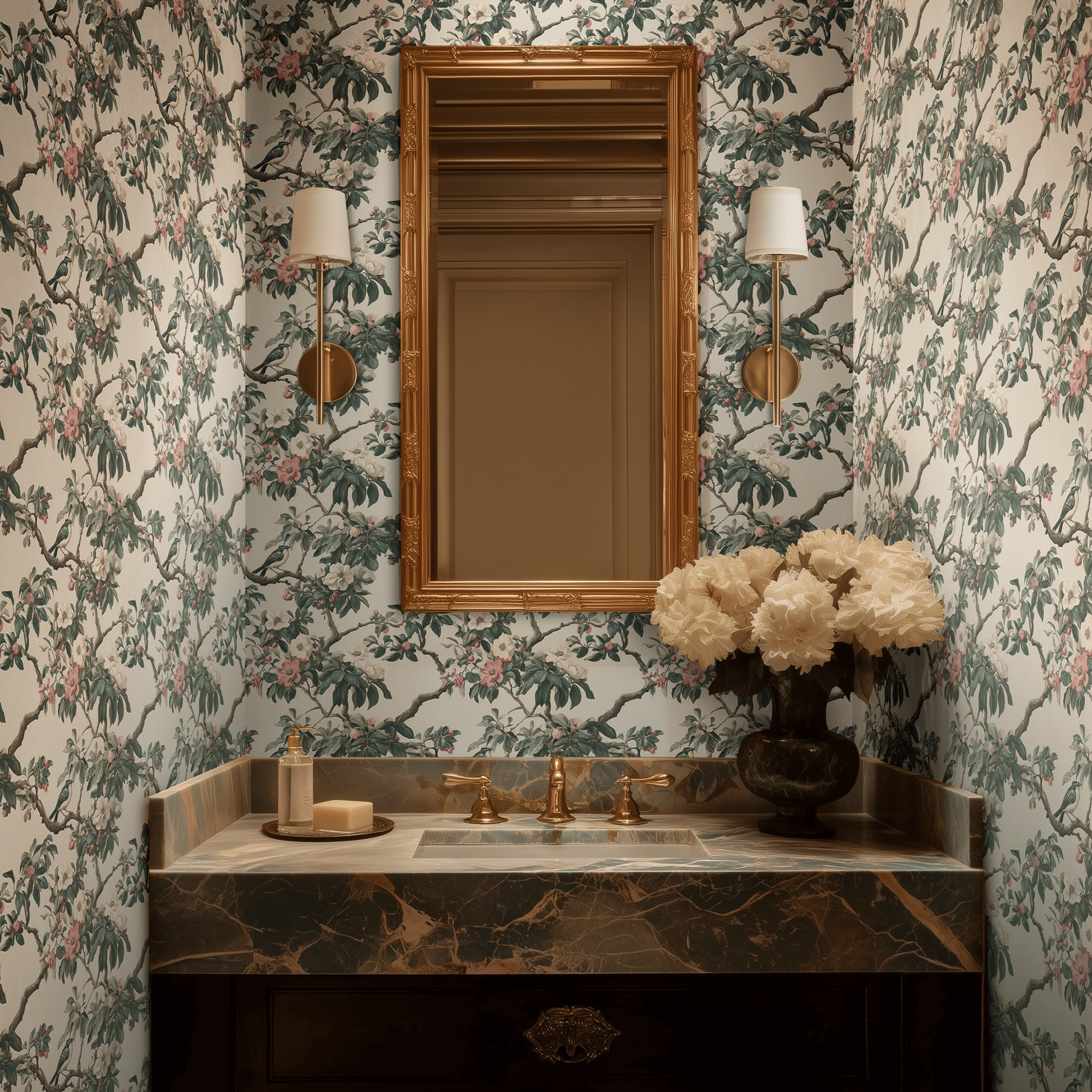 March Petal Wallpaper - Benton Lane Home - Benton Lane