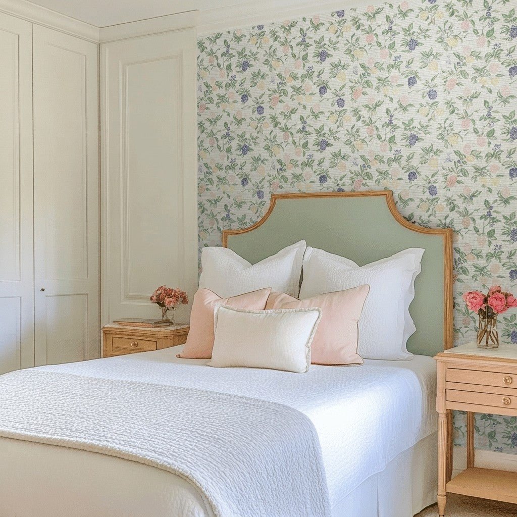 Mariana Faux Grasscloth Wallpaper - Benton Lane Home - Lemon Park