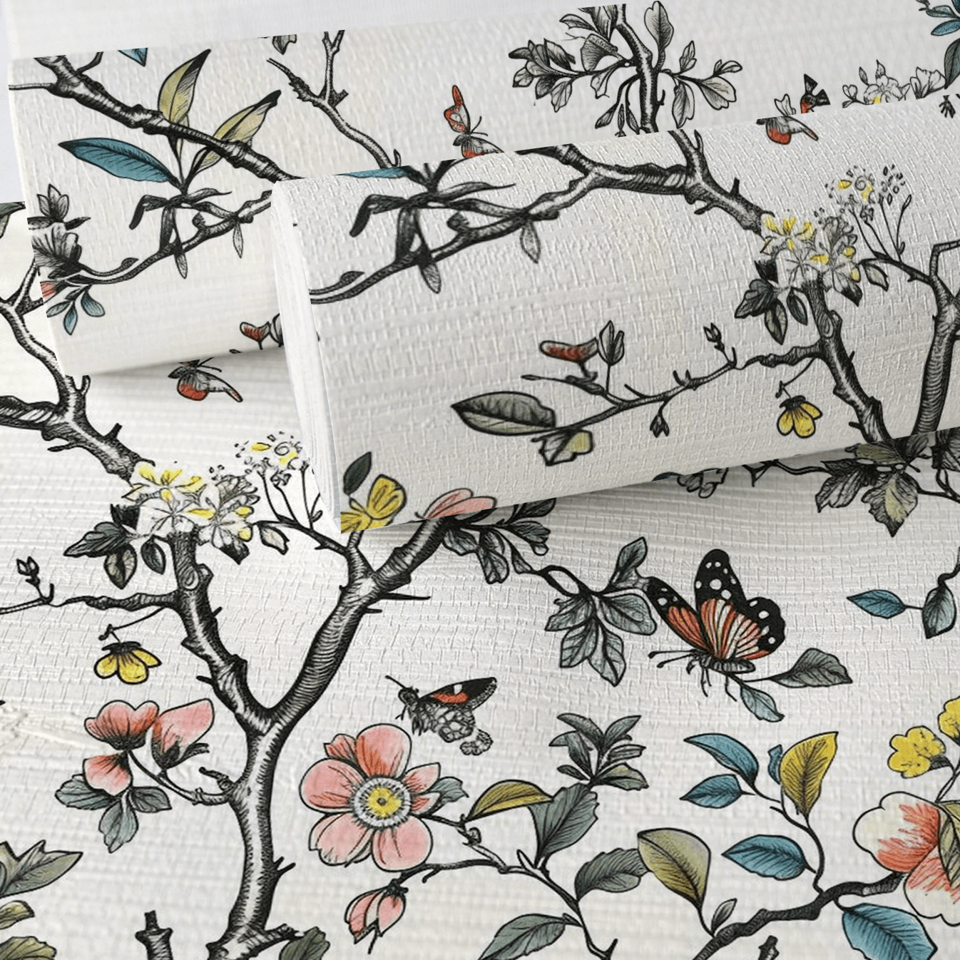 Marigold Faux Grasscloth Wallpaper - Painted Paper