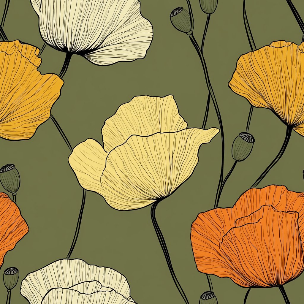 Marilyn Wallpaper - Benton Lane Home - Painted Paper