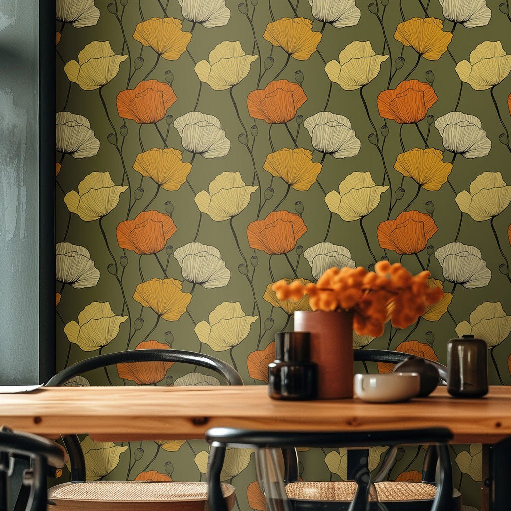 Marilyn Wallpaper - Benton Lane Home - Painted Paper