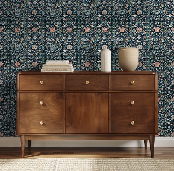 Marina Wallpaper - Benton Lane Home - Painted Paper