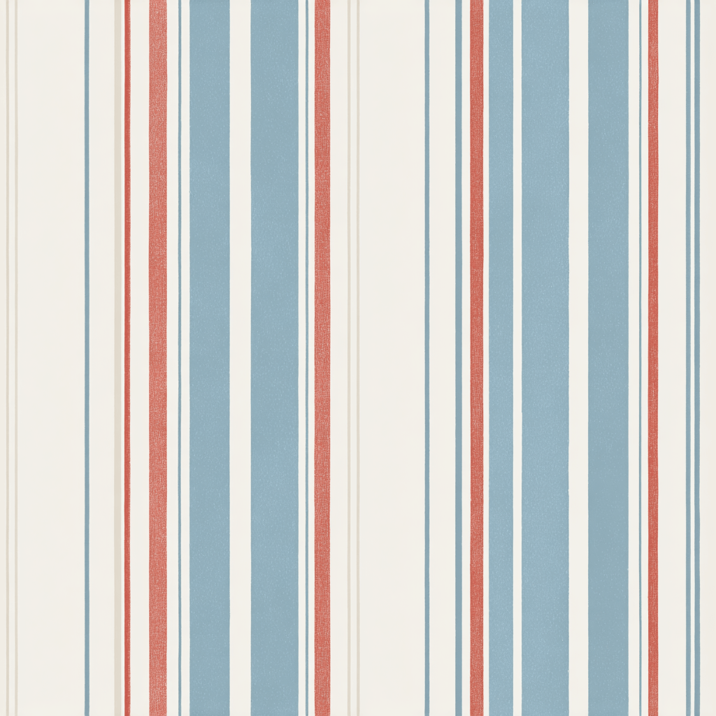 Mariner Stripe Wallpaper - Benton Lane Home - Painted Paper