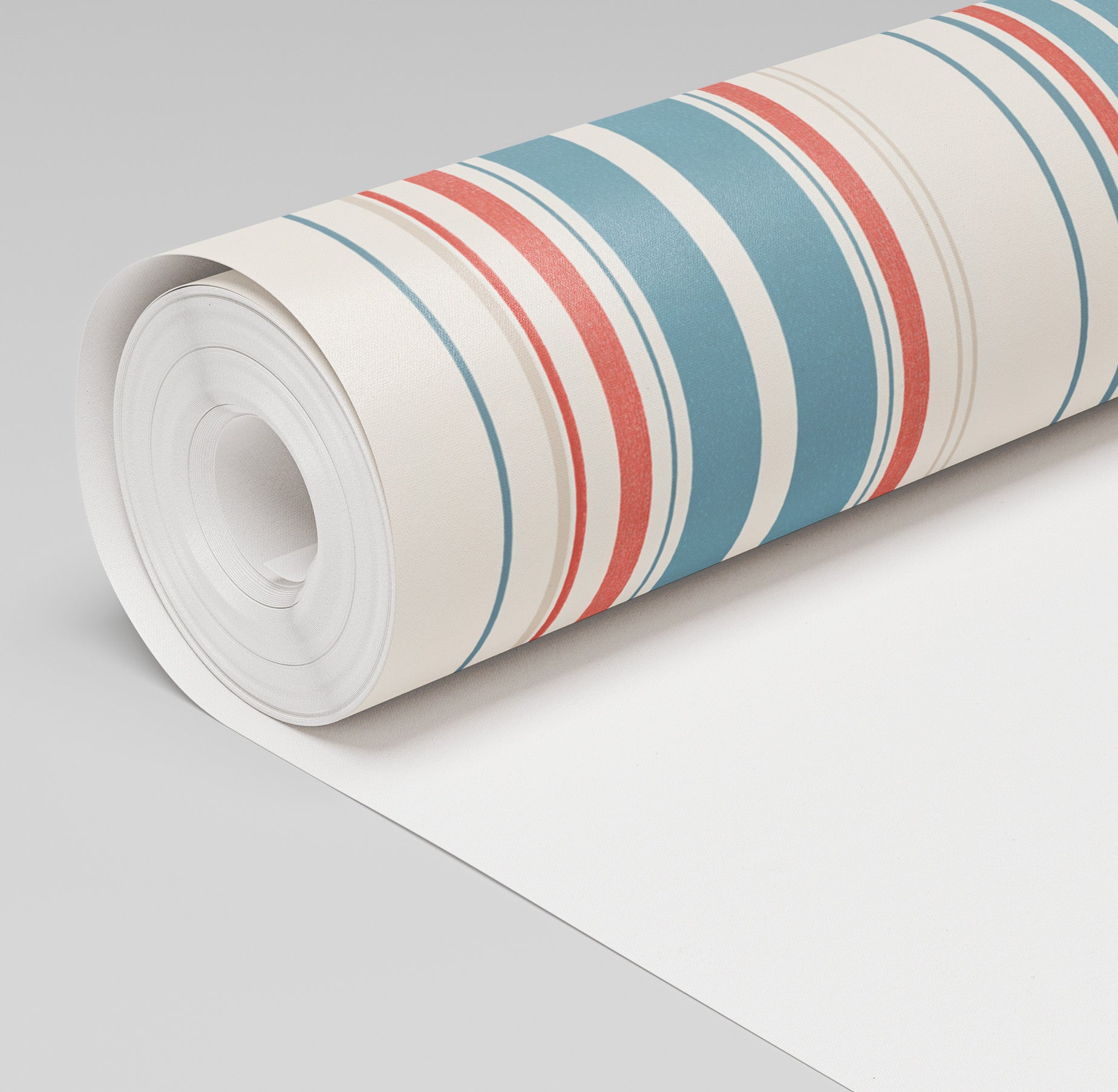 Mariner Stripe Wallpaper - Benton Lane Home - Painted Paper