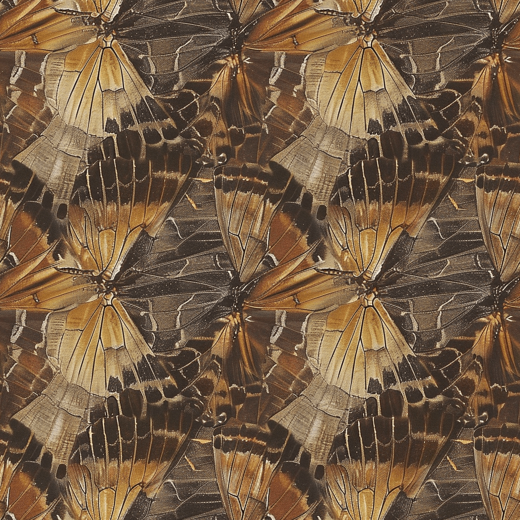 Mariposa & Moth Wallpaper - Painted Paper