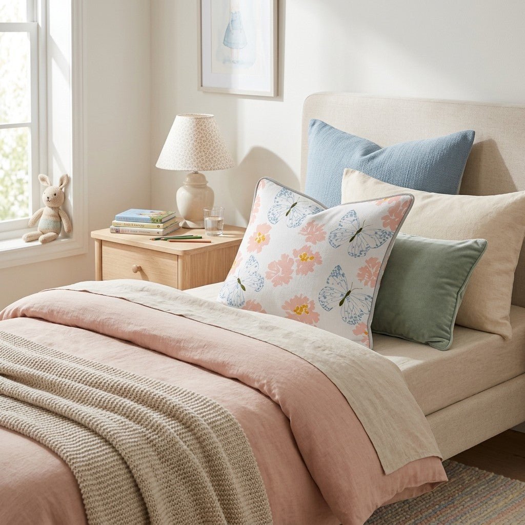 Mariposa Throw Pillow - Benton Lane Home - Hillcroft Home