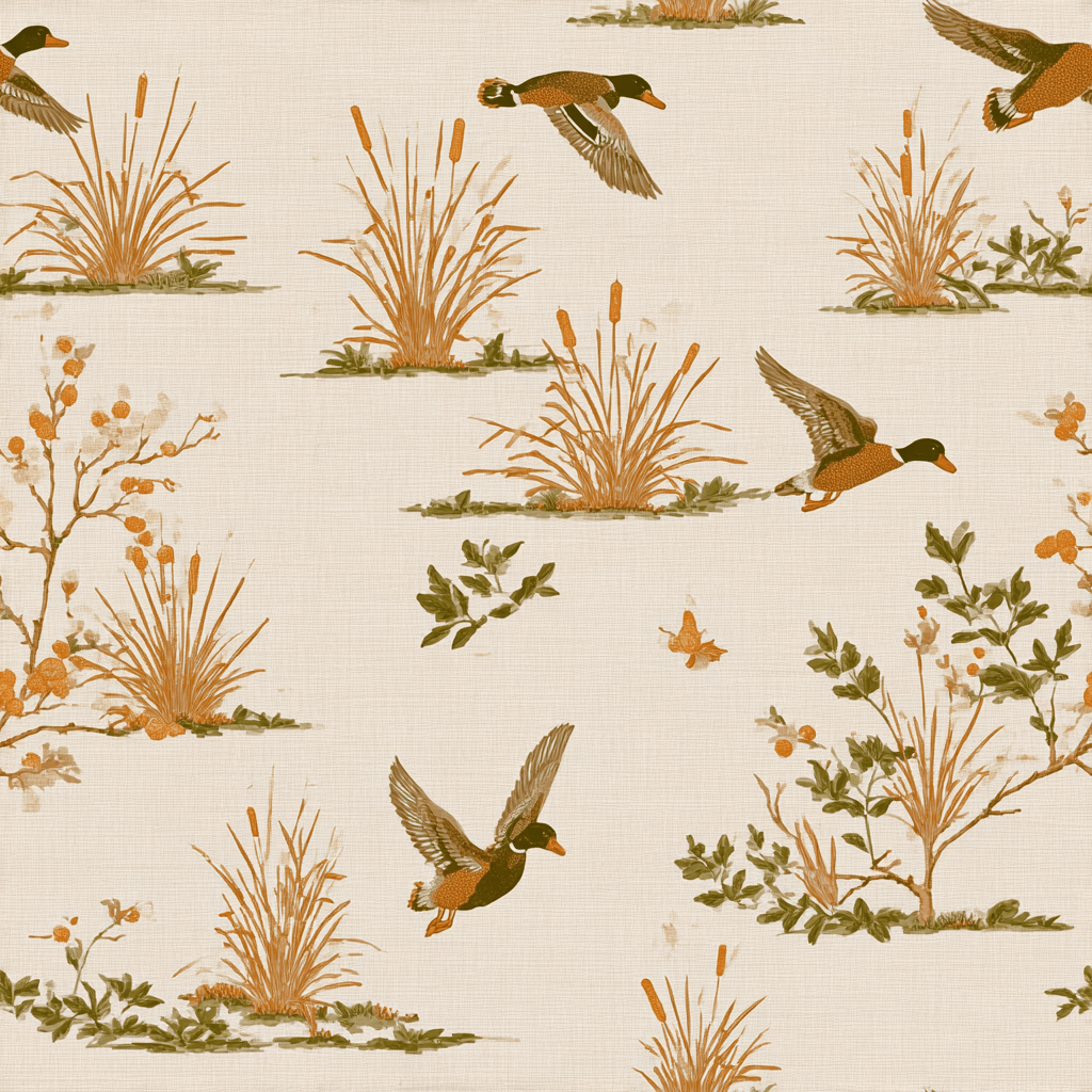 Marshland Flight Wallpaper - Benton Lane Home - Painted Paper