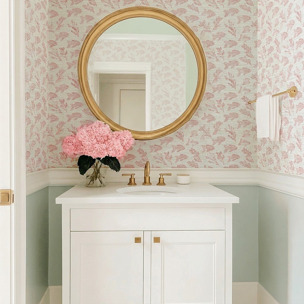 Mary Alice Faux Grasscloth Wallpaper - Benton Lane Home - Lemon Park
