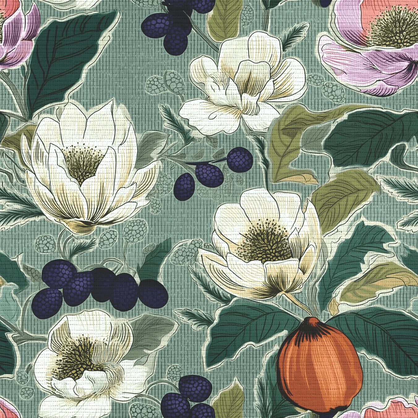 Mary Ella Faux Grasscloth Wallpaper - Painted Paper