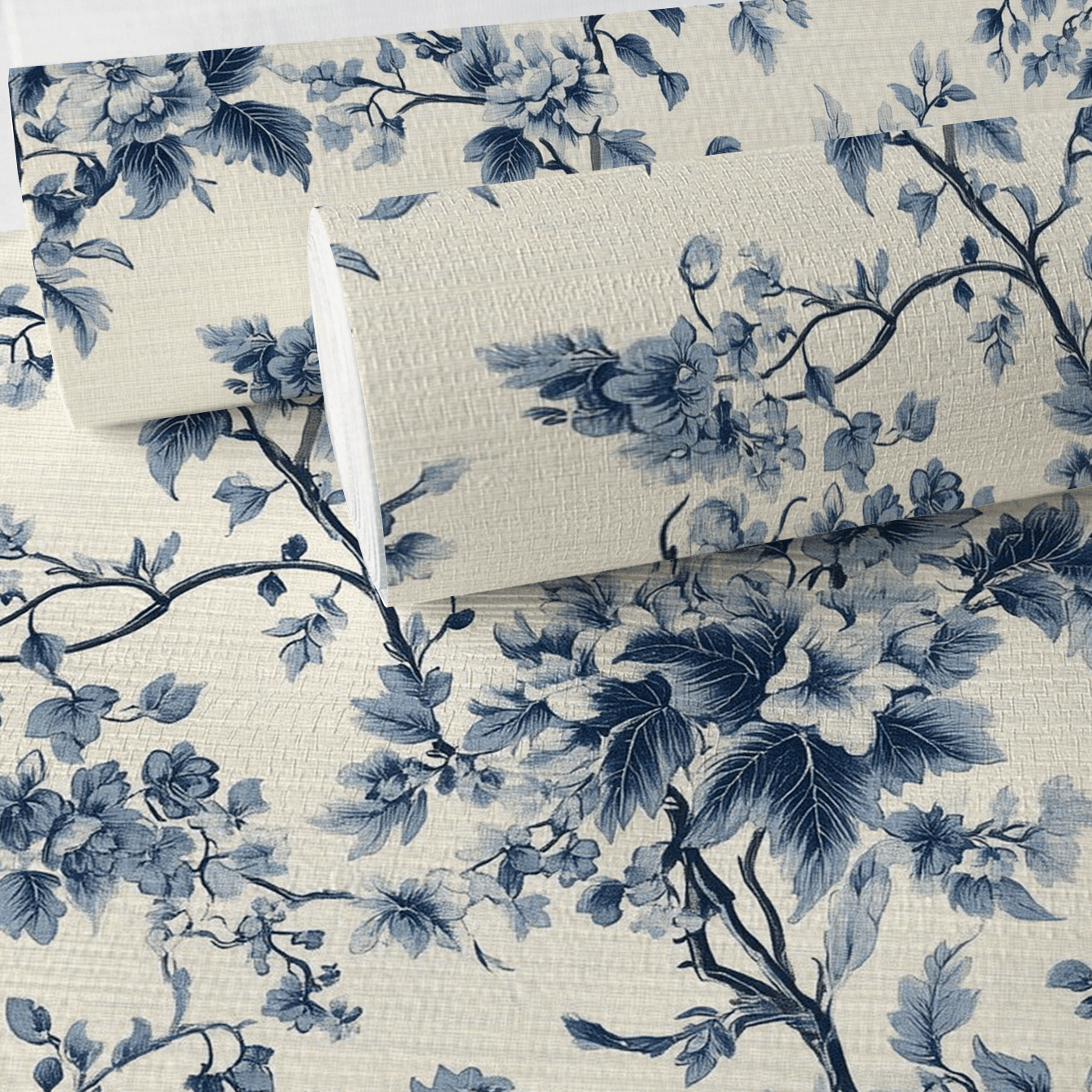 Maude Faux Grasscloth Wallpaper - Painted Paper