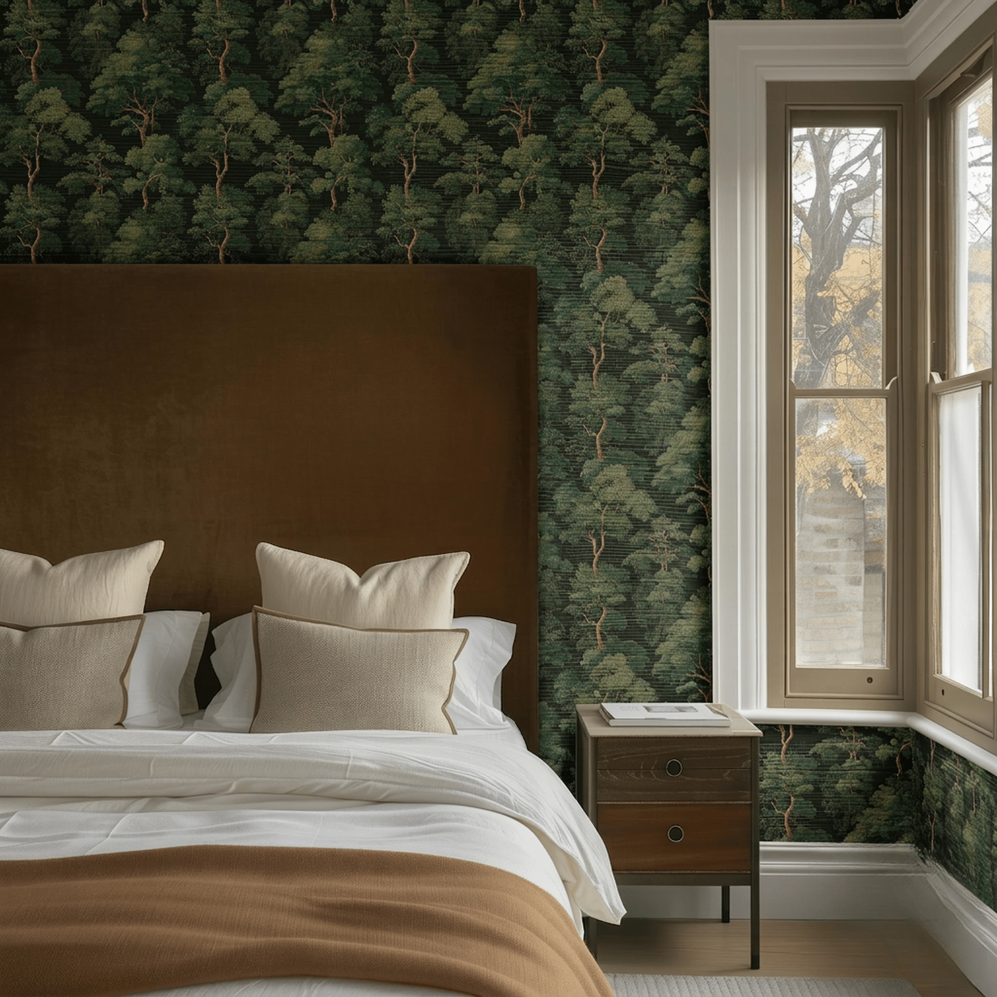 Maura Faux Grasscloth Wallpaper - Benton Lane Home - Painted Paper