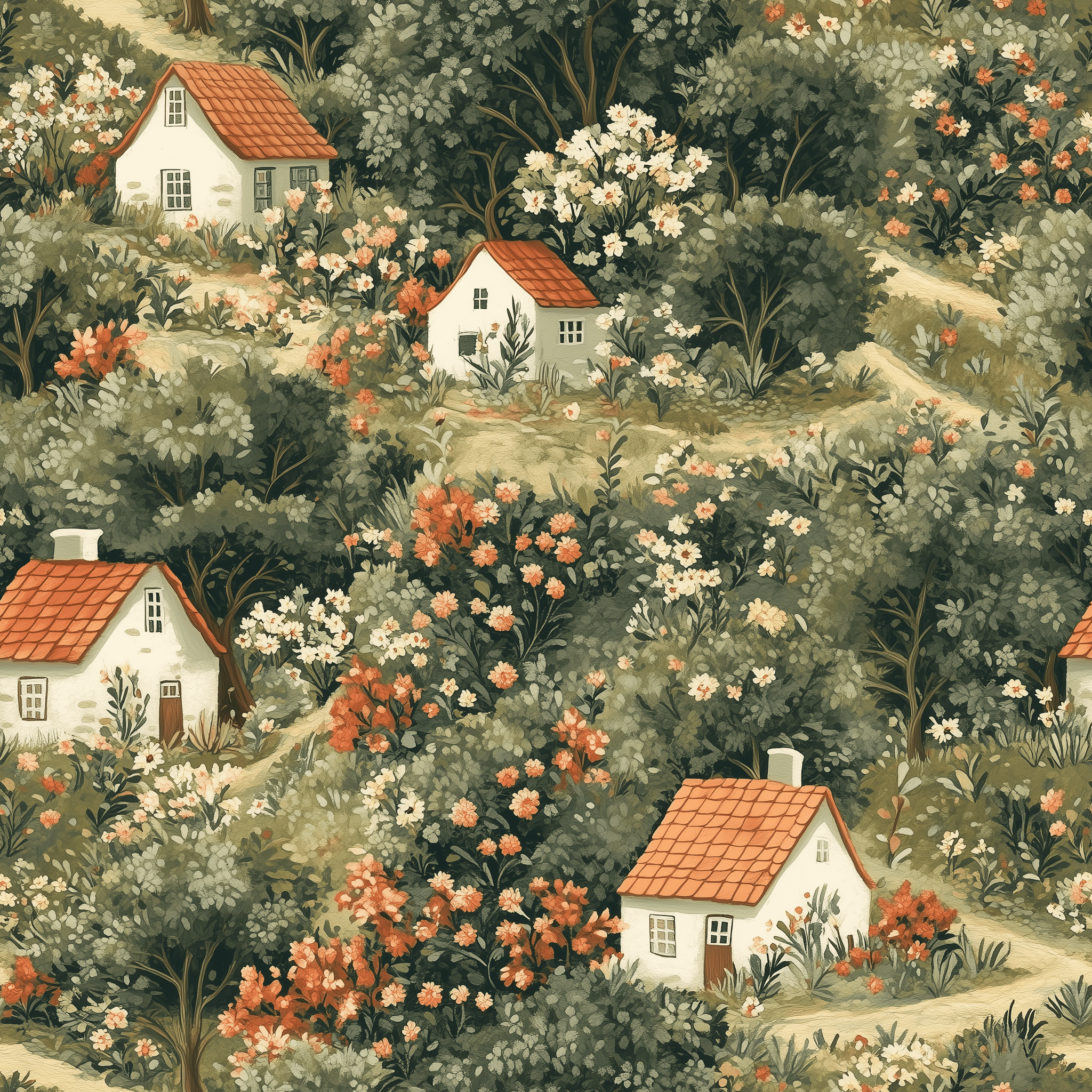 Maureen Wallpaper - Benton Lane Home - Painted Paper