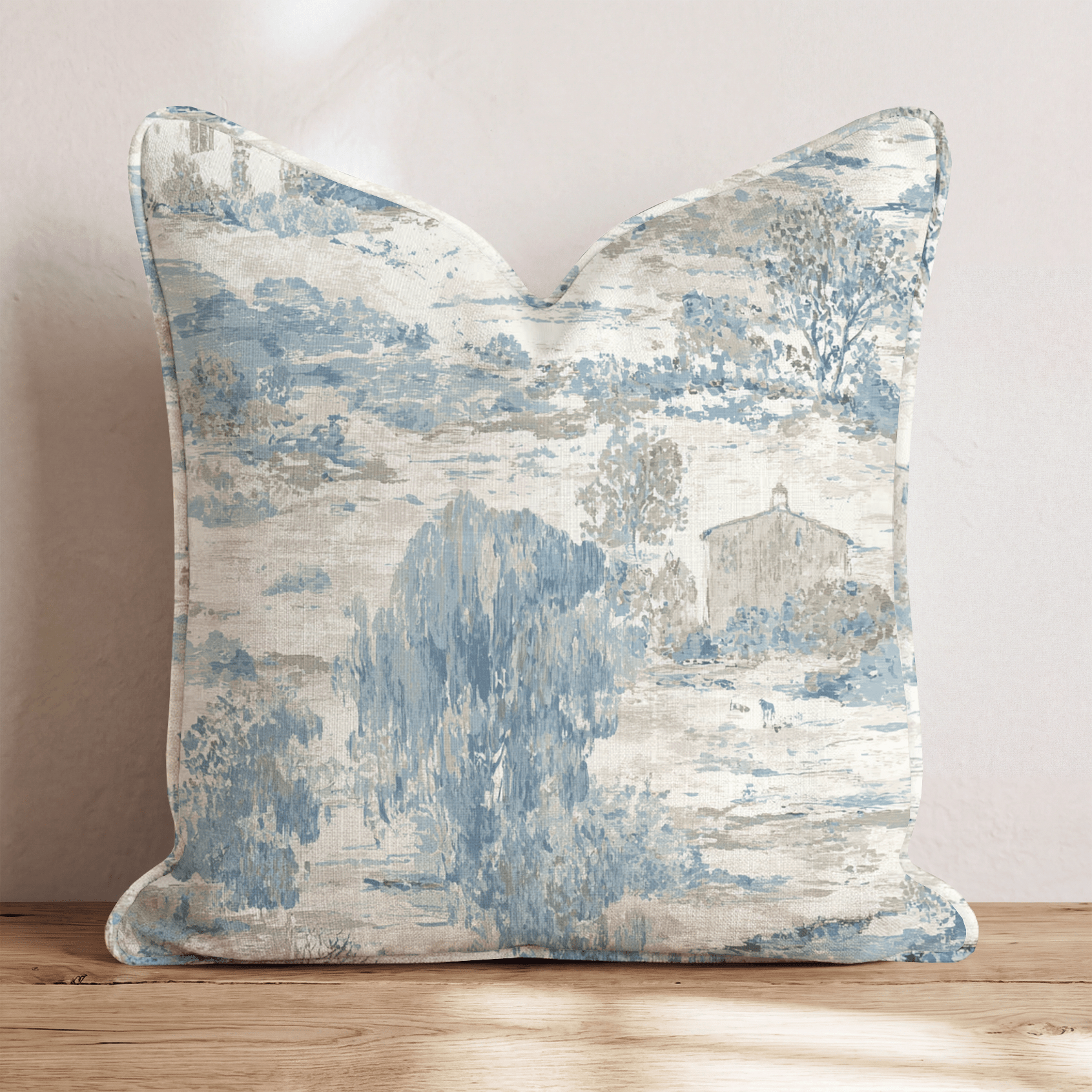 Mayfair Toile Throw Pillow - Benton Lane Home - Hillcroft Home