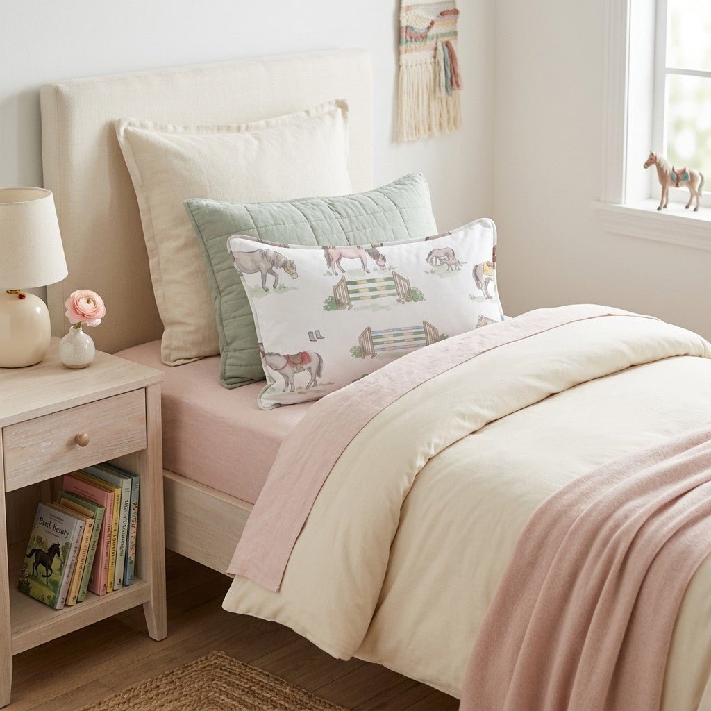 Meadow Canter Throw Pillow - Hillcroft Home