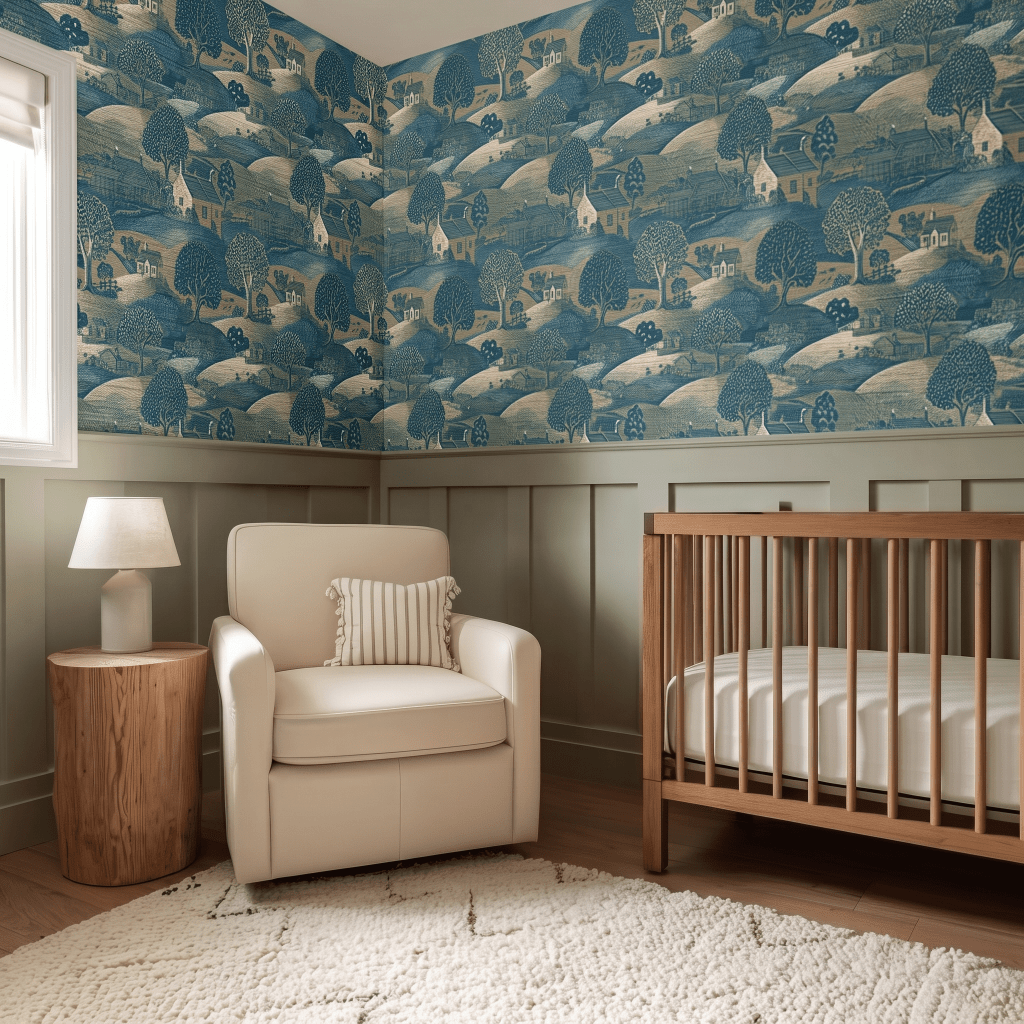 Meadow Line Faux Grasscloth Wallpaper - Benton Lane Home - Lemon Park