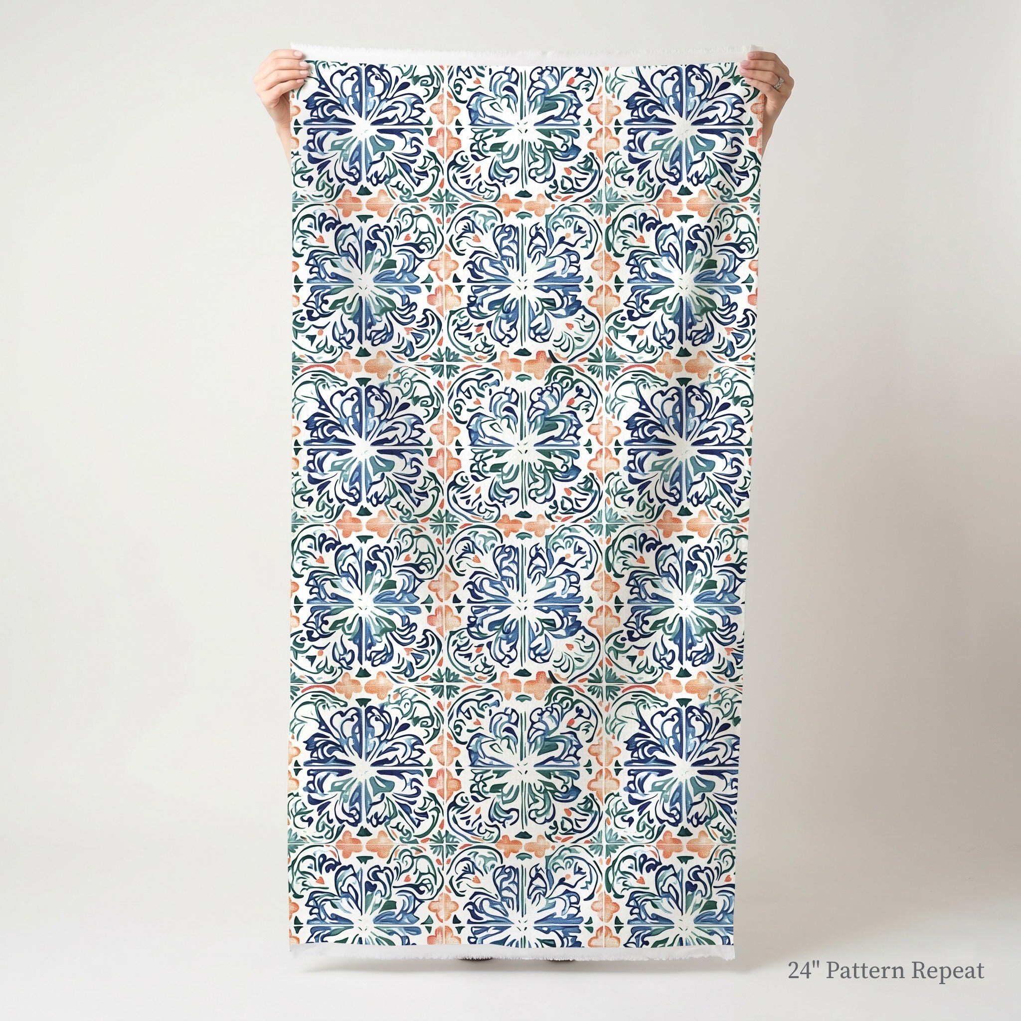 Mediterranean Tile - Fabric - Benton Lane Home - Lemon Park