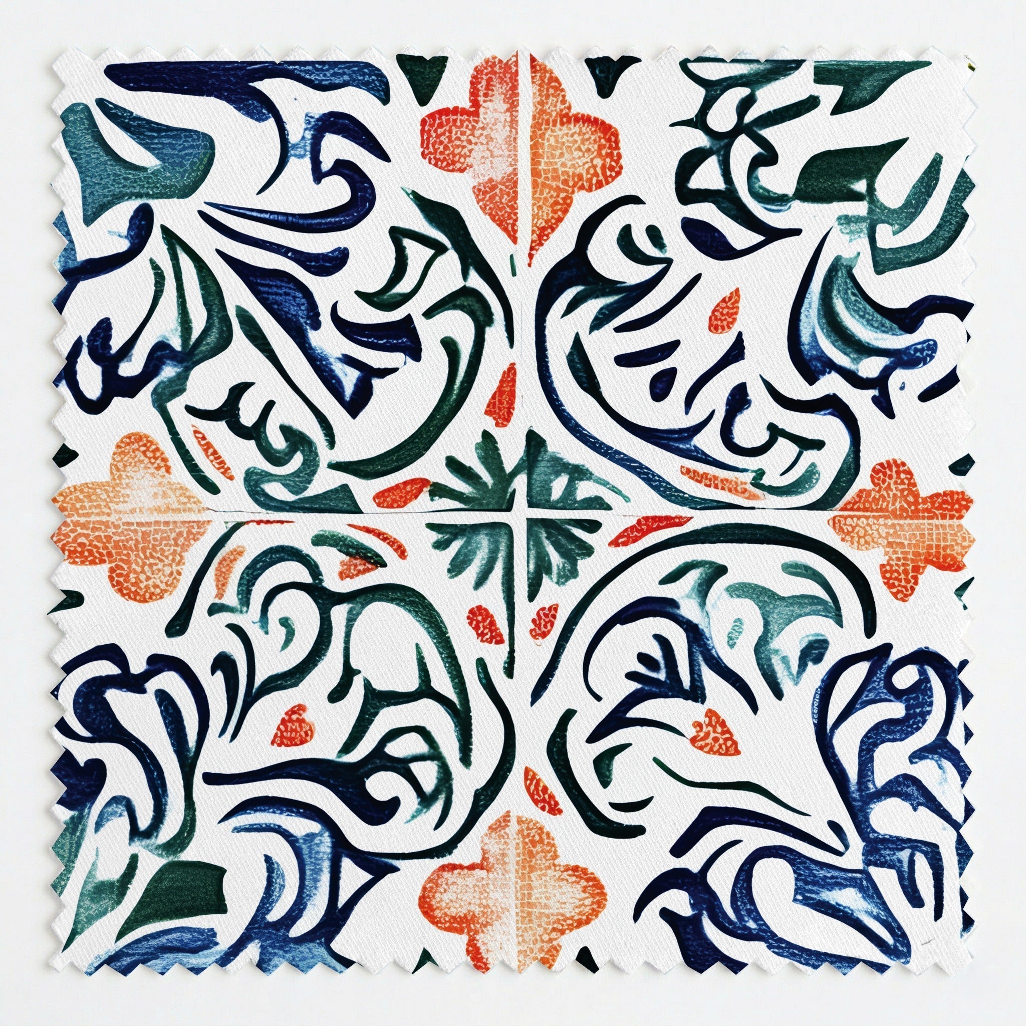 Mediterranean Tile - Fabric - Benton Lane Home - Lemon Park