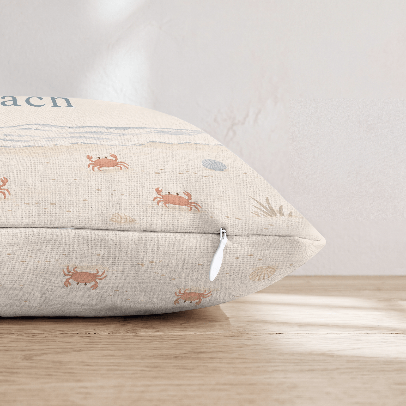 Meet Me at the Beach Throw Pillow - Hillcroft Home