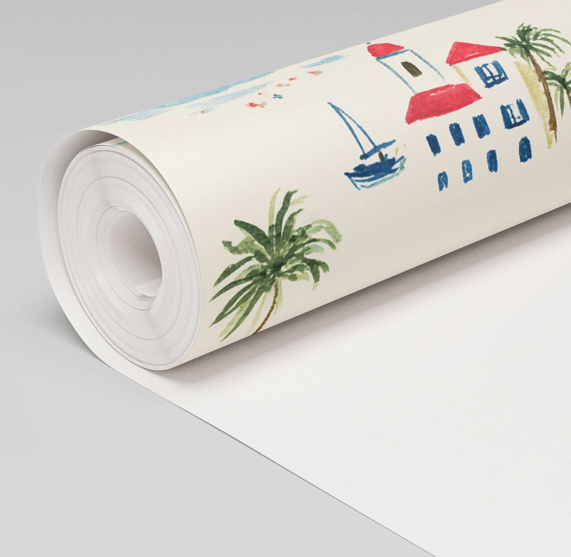 Meet You in Amalfi Wallpaper - Painted Paper