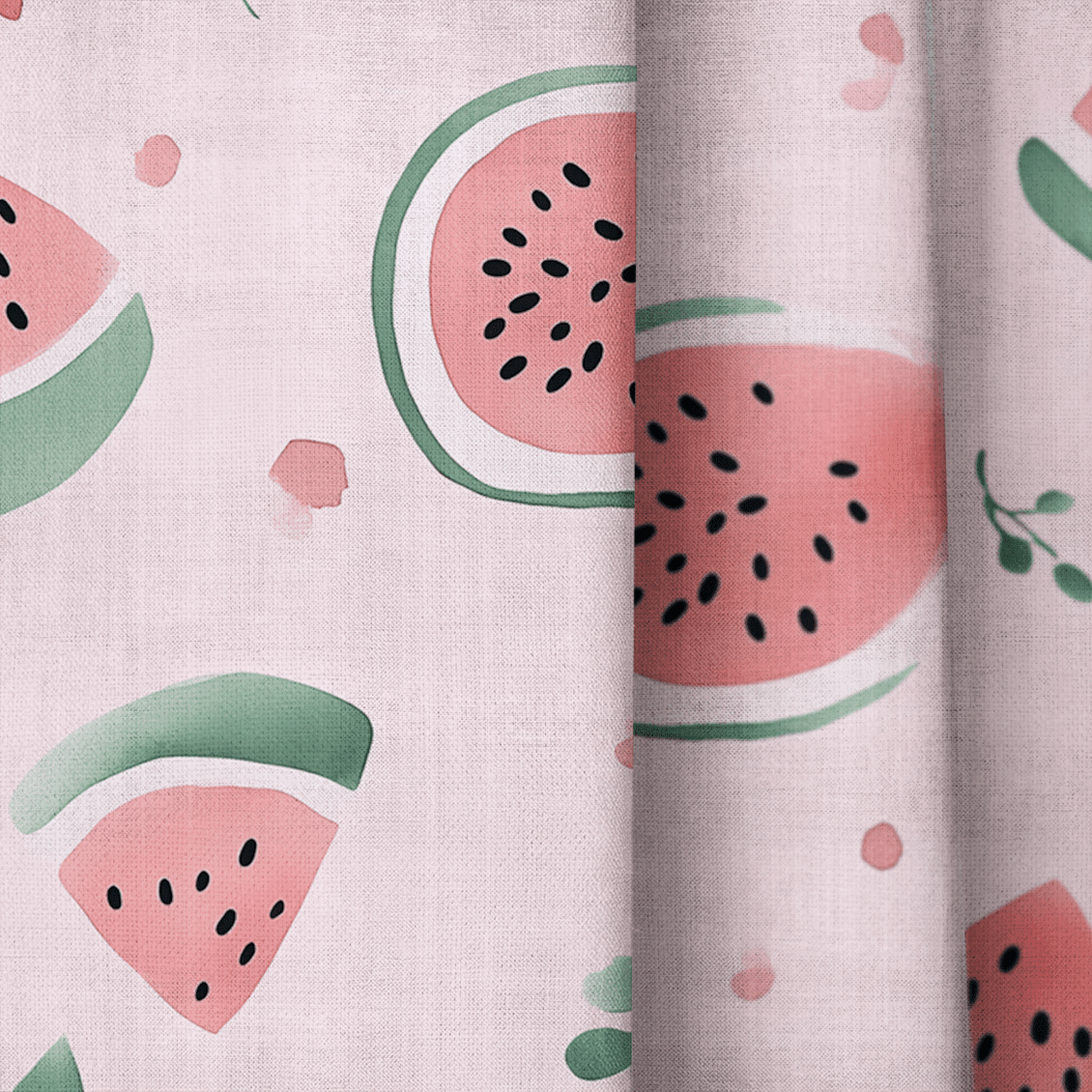 Melon Crush - Drapery - Benton Lane Home - Lemon Park