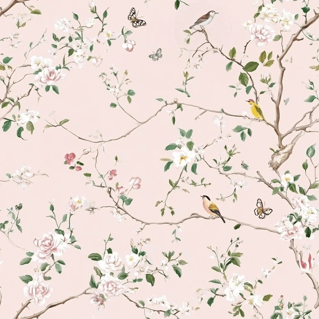 Mena Wallpaper - Benton Lane Home - Painted Paper
