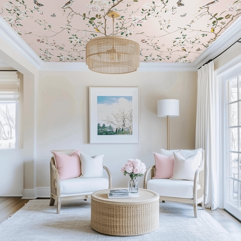 Mena Wallpaper - Benton Lane Home - Painted Paper