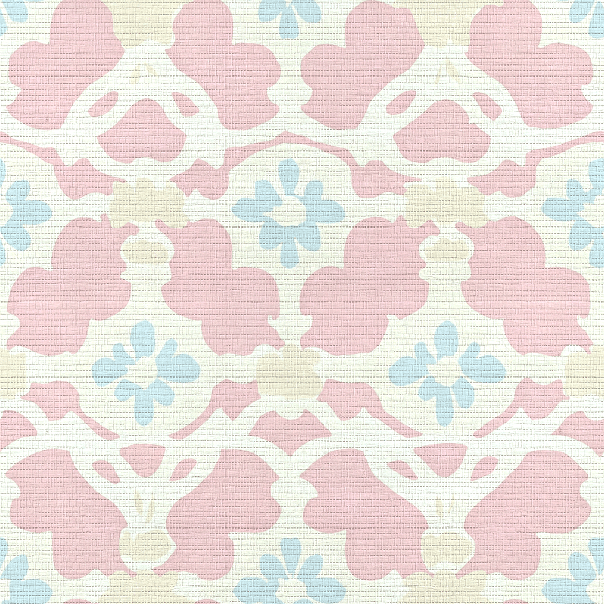 Mermaid Faux Grasscloth Wallpaper - Lemon Park