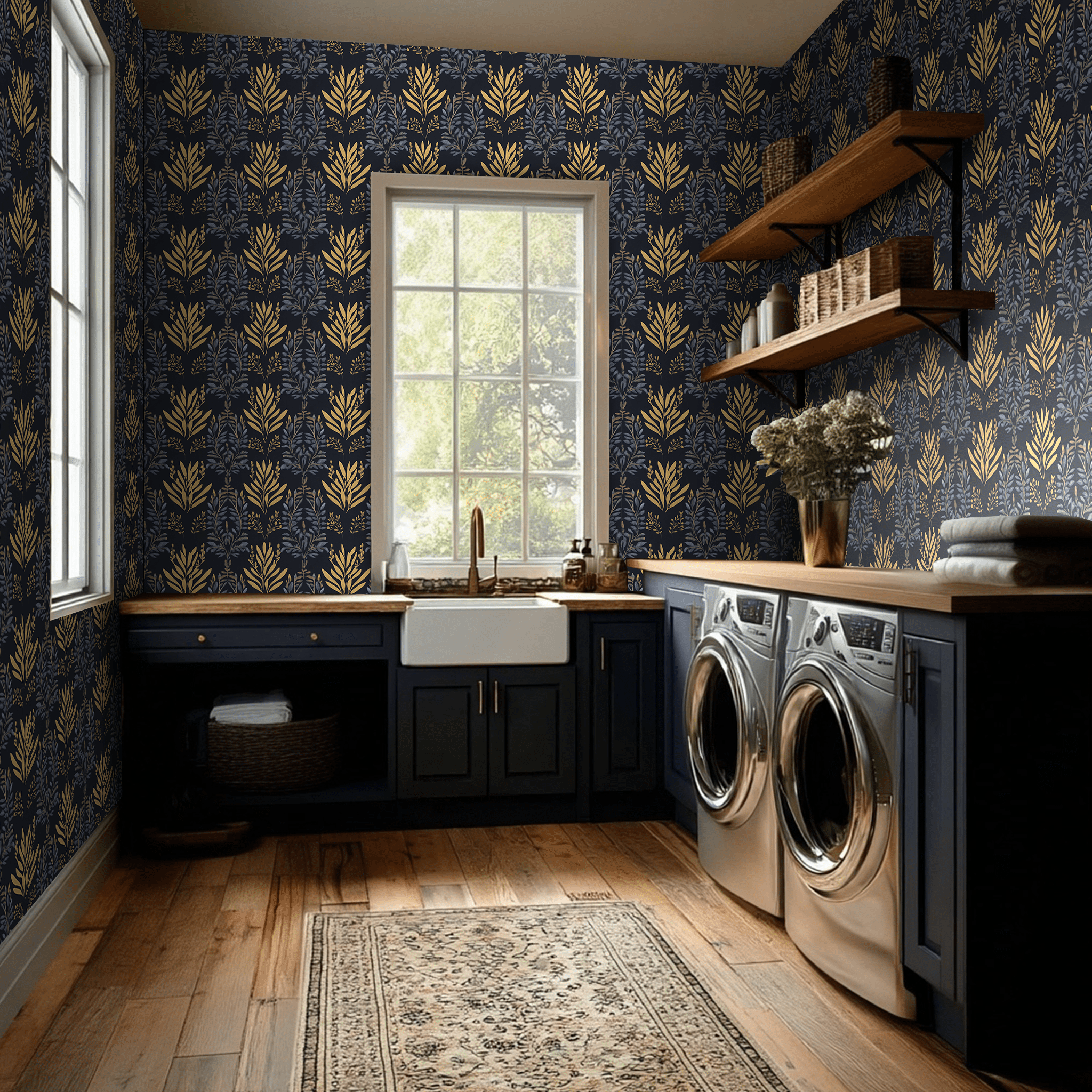 Merritt Wallpaper - Premium - Benton Lane Home - Painted Paper