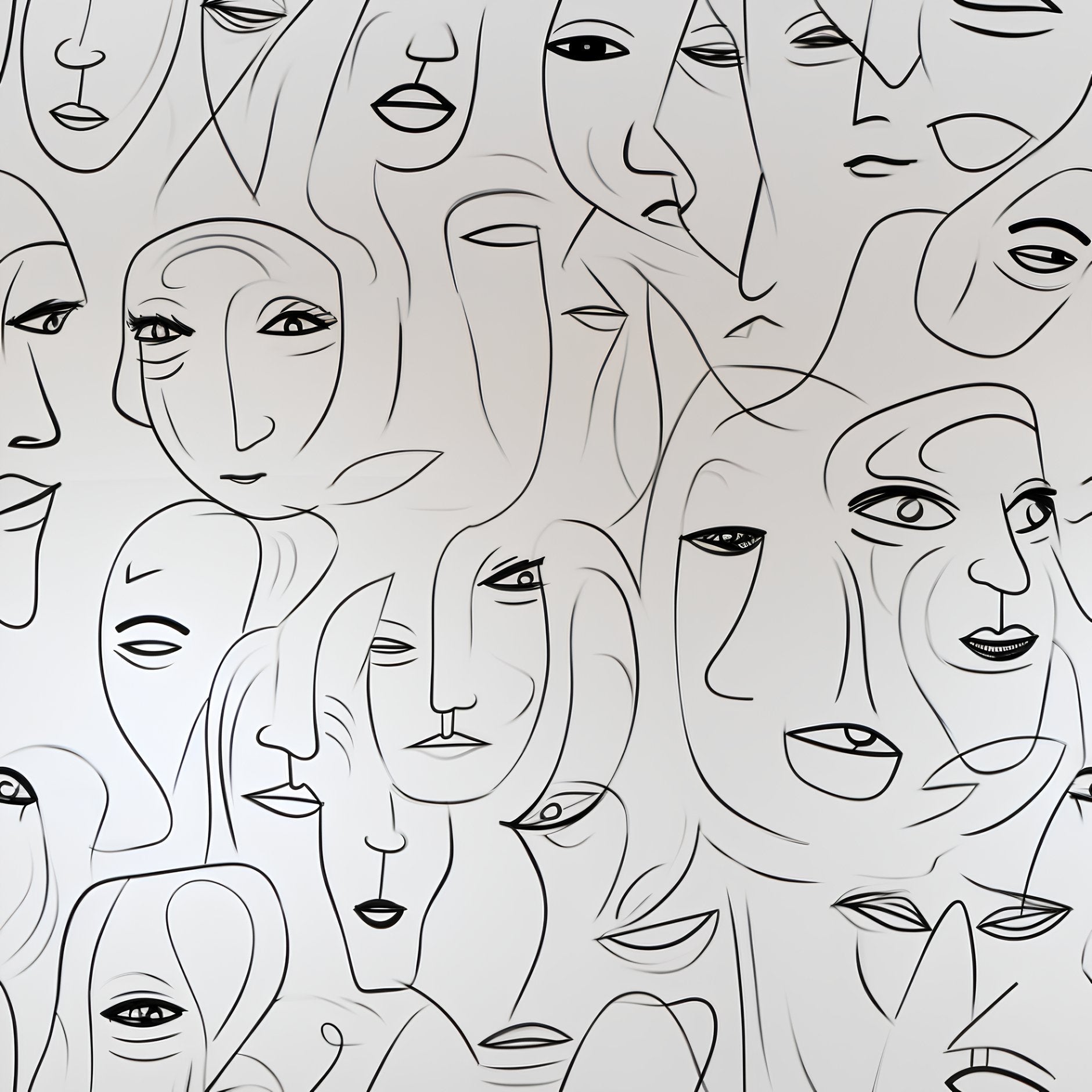 Mia Modern Wallpaper - Benton Lane Home - Painted Paper