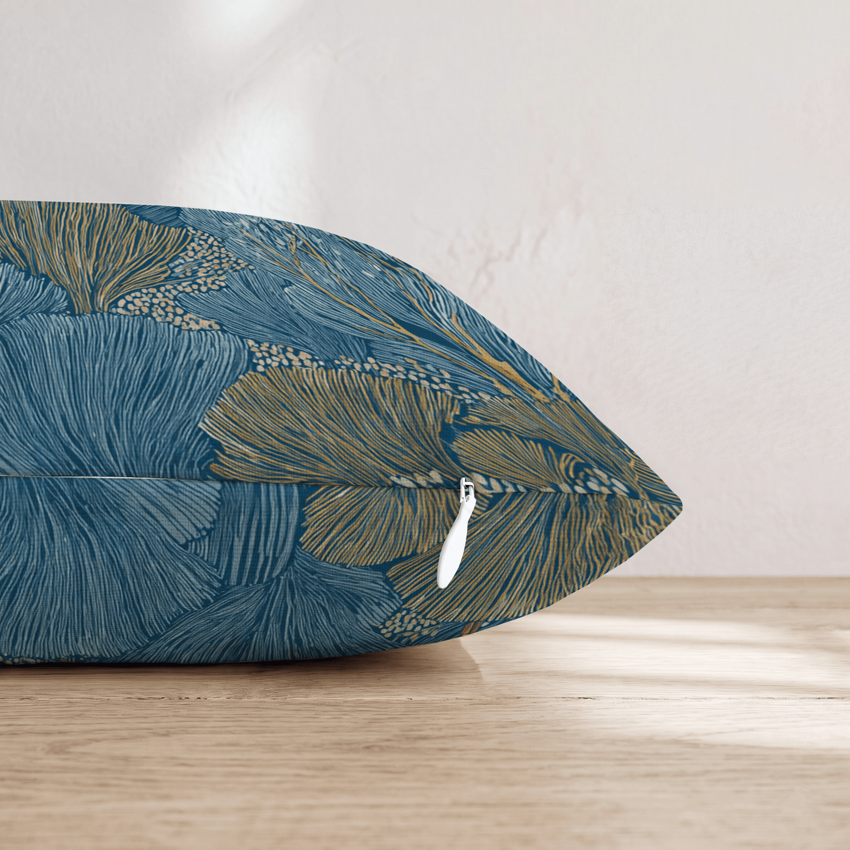 Midnight Bloom Throw Pillow - Hillcroft Home