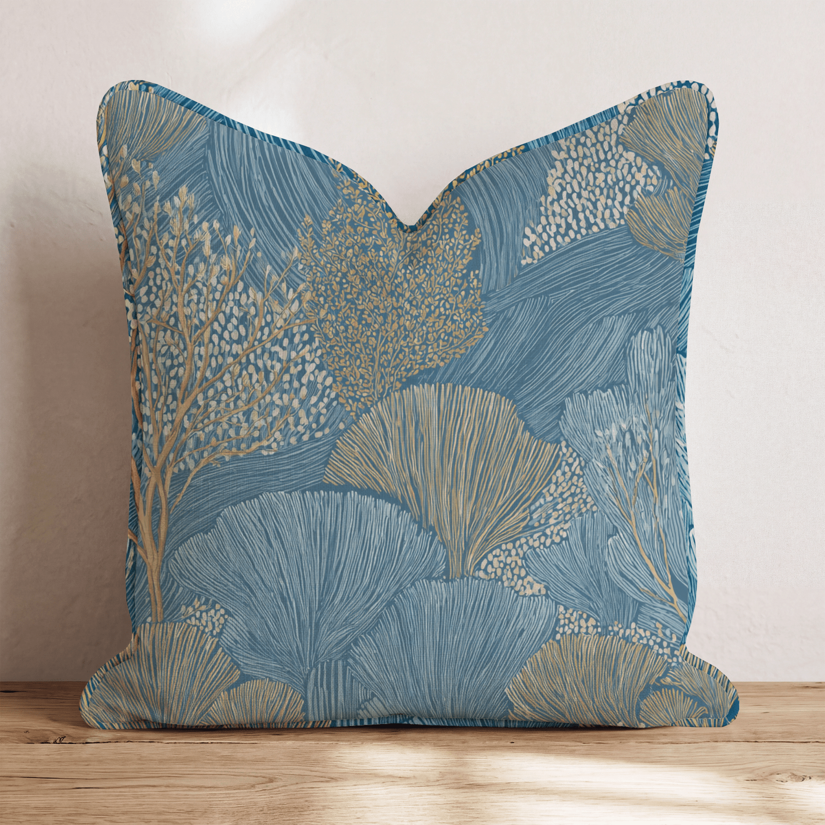 Midnight Bloom Throw Pillow - Benton Lane Home - Hillcroft Home
