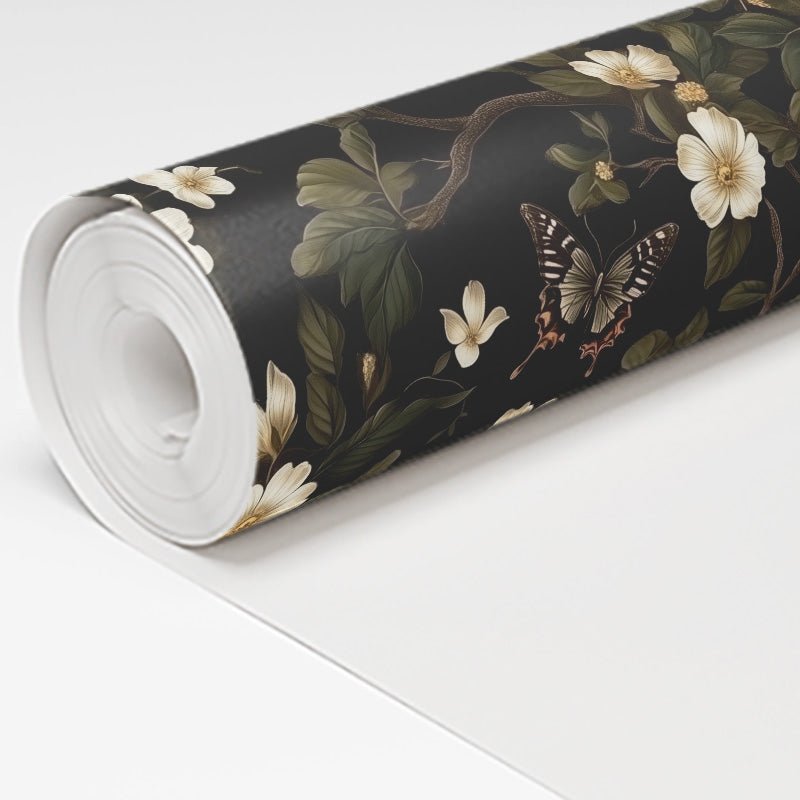 Midnight Blossom Wallpaper - Benton Lane Home - Painted Paper