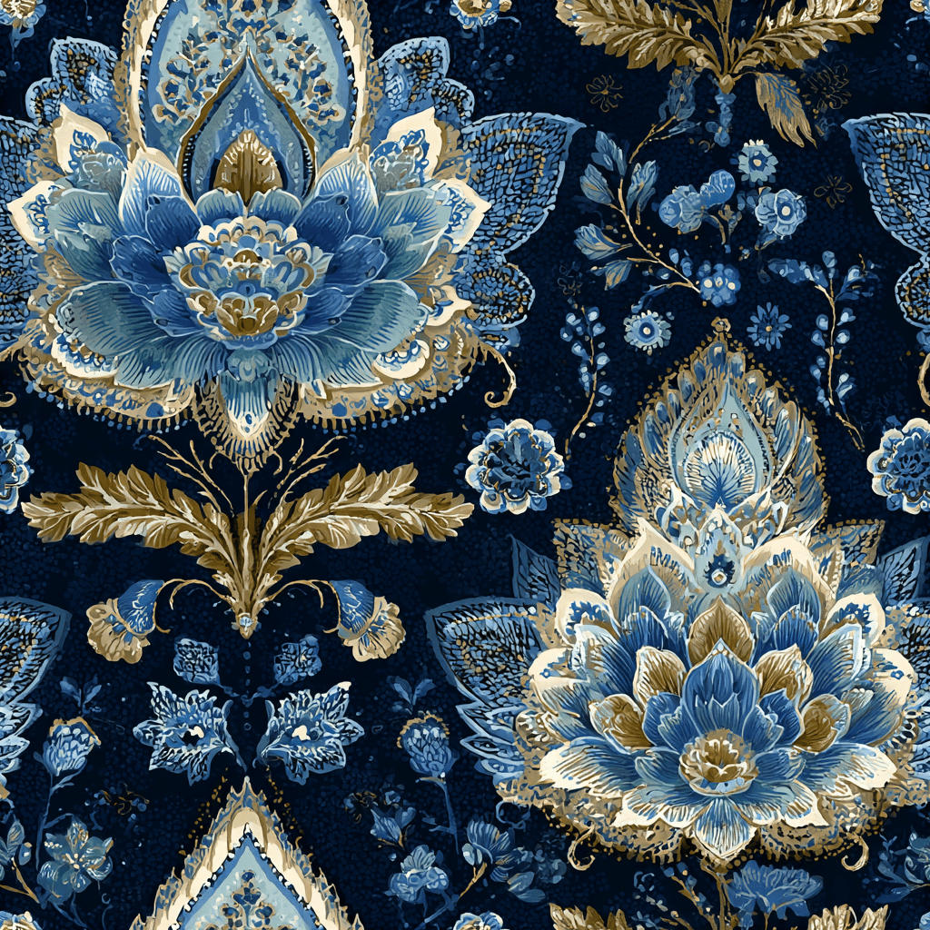 Midnight Court Wallpaper - Benton Lane Home - Painted Paper