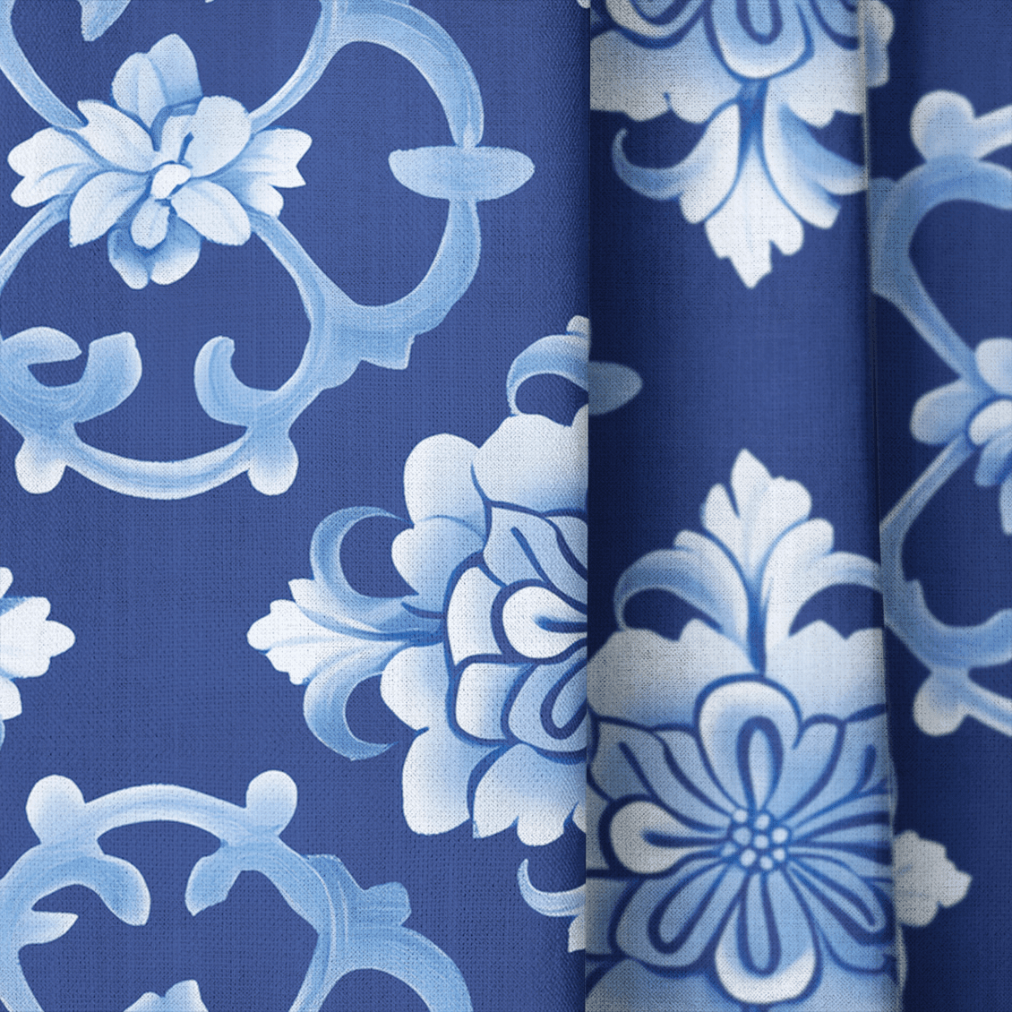 Midnight Manners - Drapery - Benton Lane Home - Lemon Park