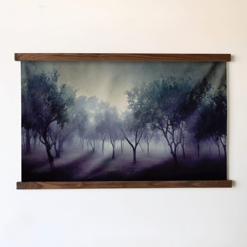 Midnight Orchard - Tapestry - Benton Lane Home - Painted Paper