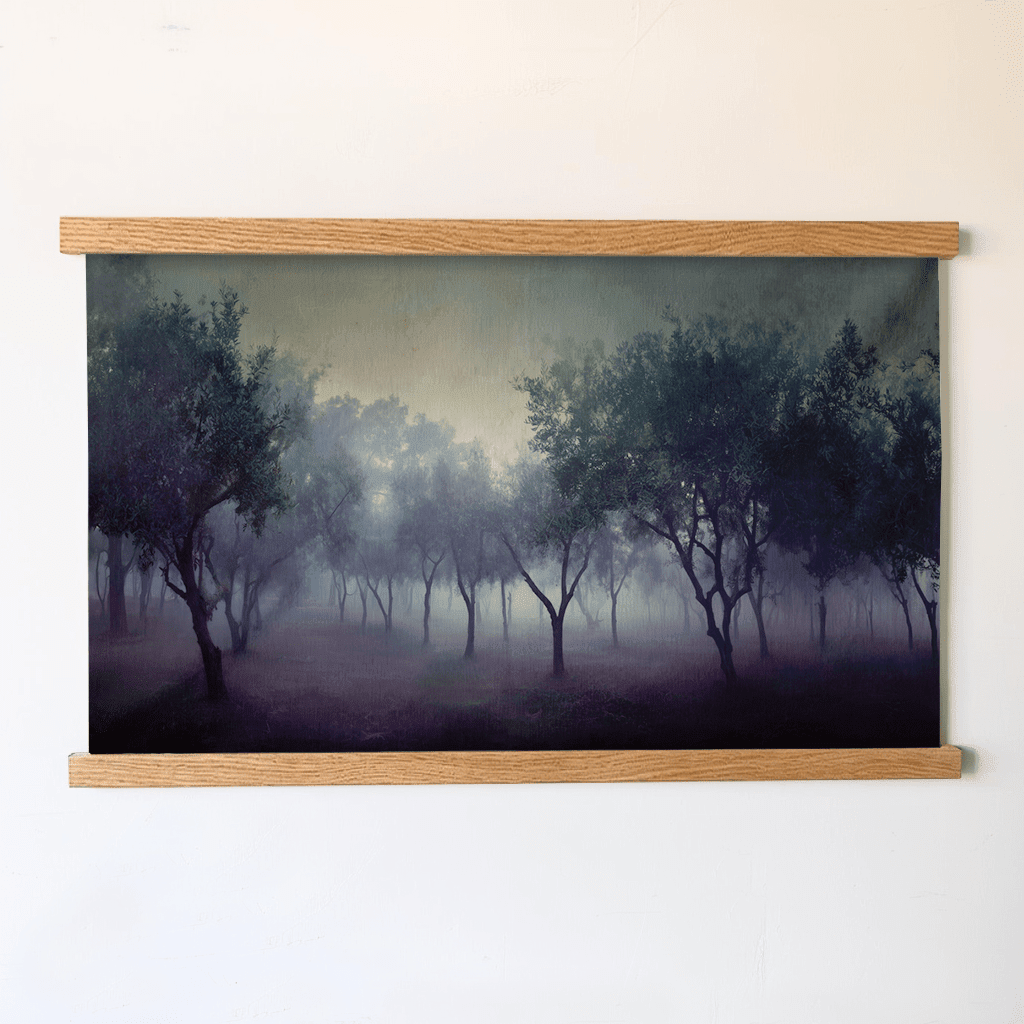 Midnight Orchard - Tapestry - Benton Lane Home - Painted Paper