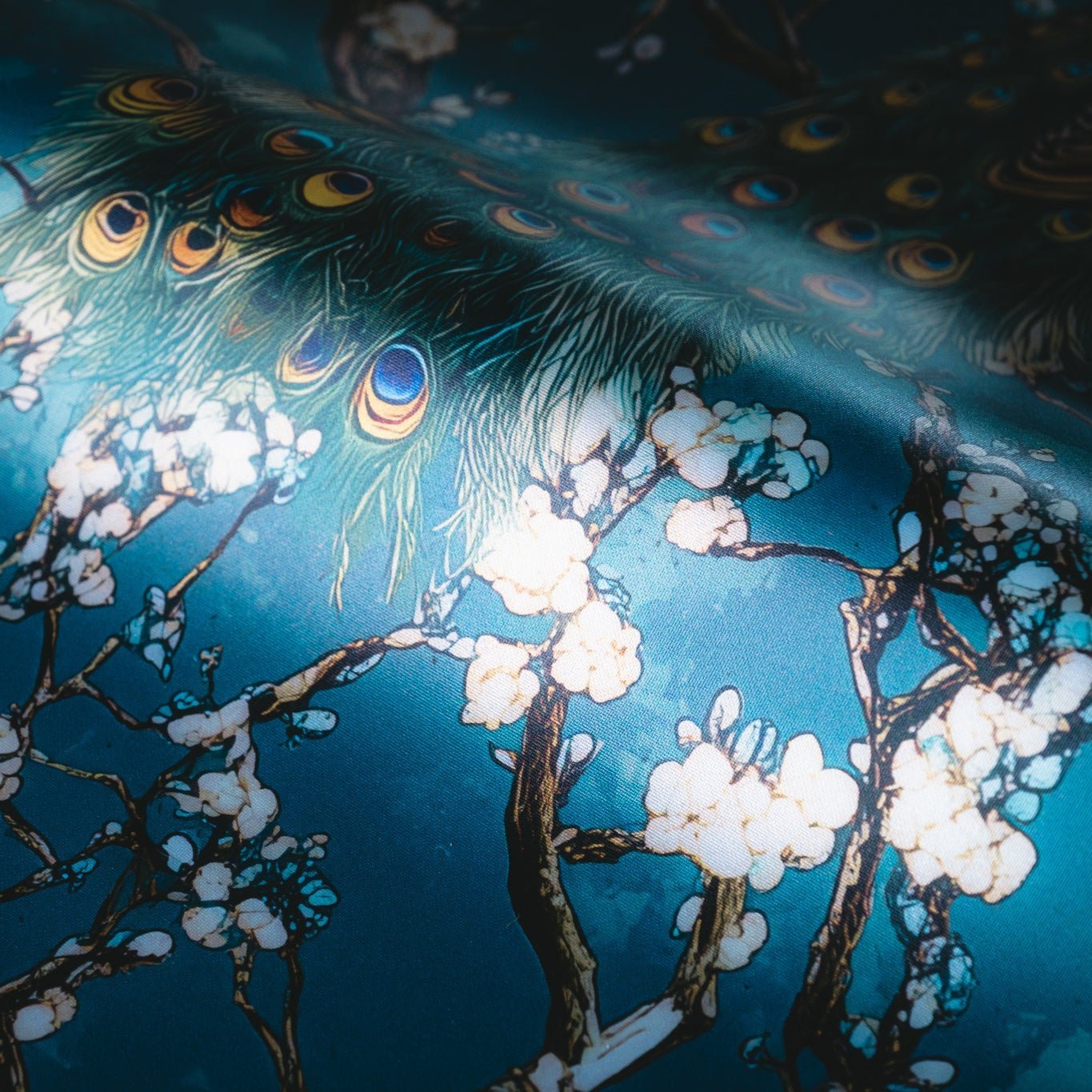 Midnight Plumage Wallpaper - Benton Lane Home - Painted Paper